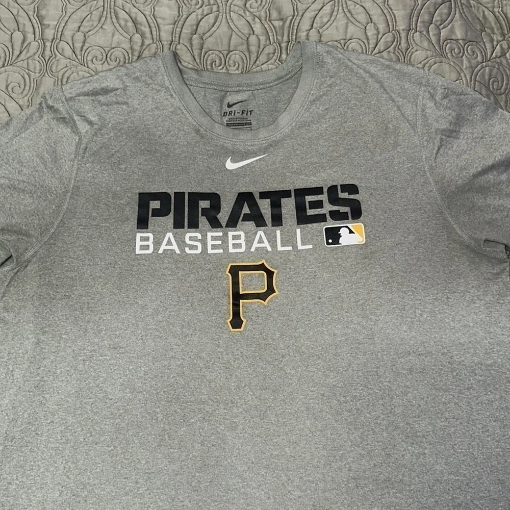 MENS MLB Pirates Nike Shirt New Sz Large - Picture 2 of 6
